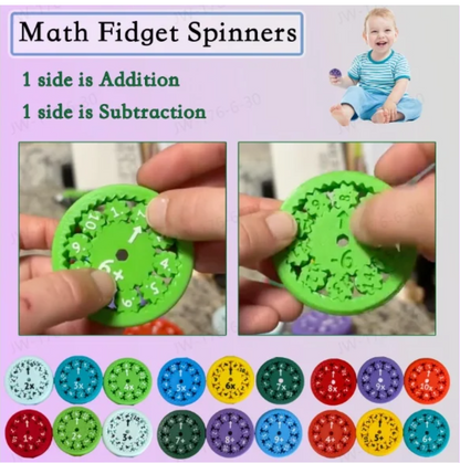 Math Magic Fidget Spinners
