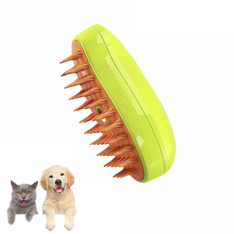 Steamy Pet Groomer Brush