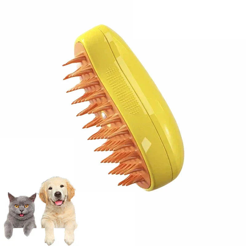 Steamy Pet Groomer Brush