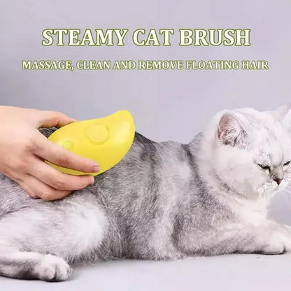 Steamy Pet Groomer Brush