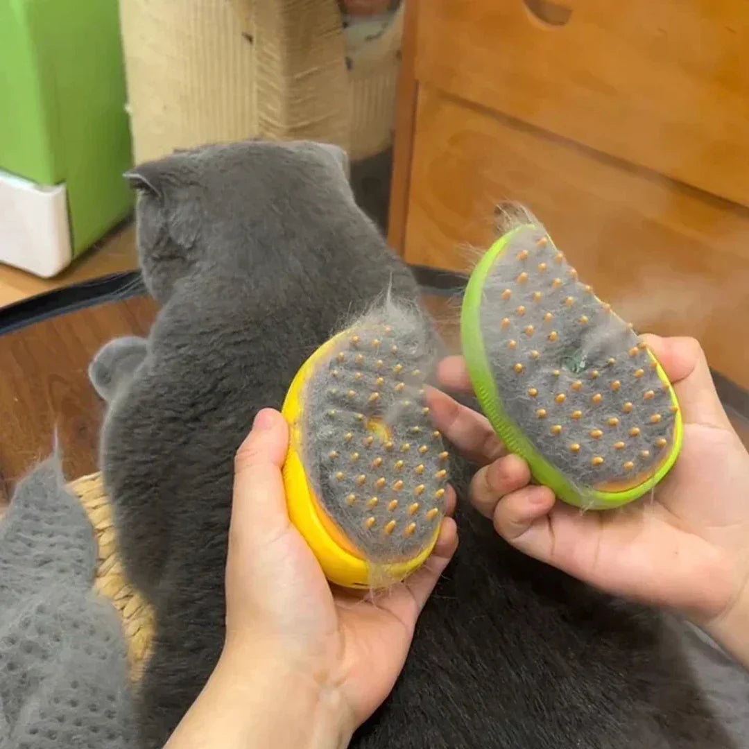 Steamy Pet Groomer Brush